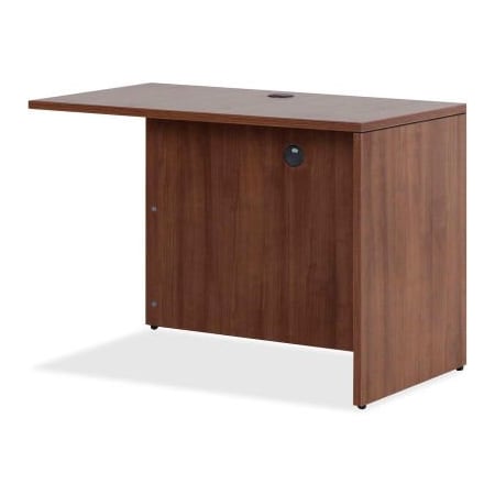 Lorell Return - 41.4in x 23.6in x 29.5in - Walnut - Essentials Series 69980